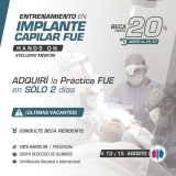 Hands On > Entrenamiento en Implante Capilar FUE