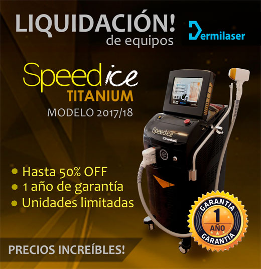 Speed Ice Titanium: liquidación de equipos de depilación láser 2017/18