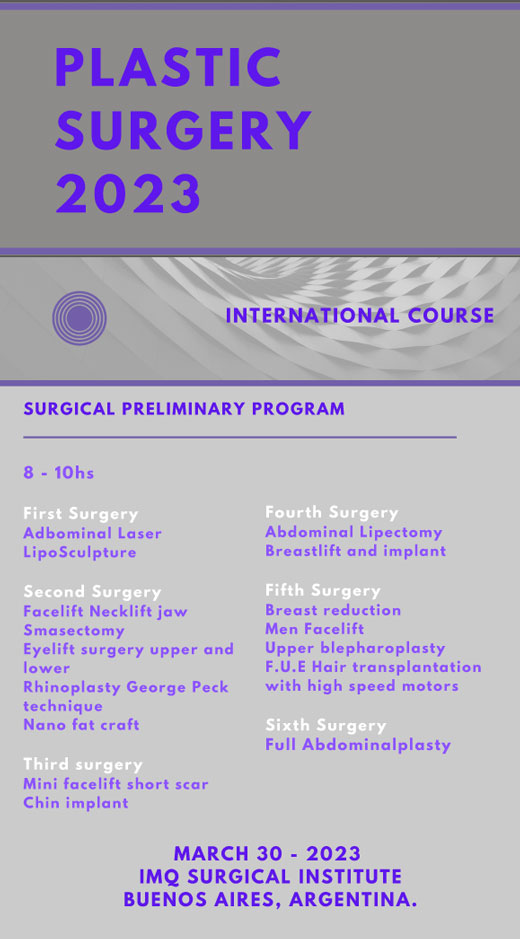 Curso Internacional de Ciruga Plstica 2023