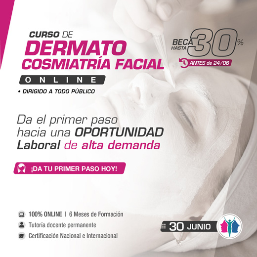Online > Curso de Dermato Cosmiatra Facial